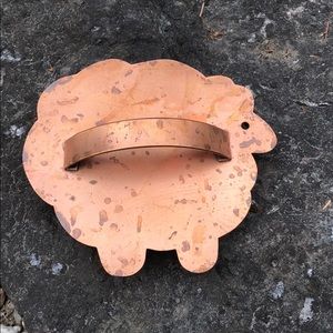 Copper Sheep Cookie Cutter Baking Home Decor